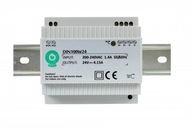 Zdroj na DIN lištu 100W 24V 4,15A pre LED Zdroj na DIN lištu 100W 24V 4,15A pre LED