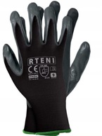 PRACOVNÉ RUKAVICE NITRIL RTENI ČIERNA r 10 60b PRACOVNÉ RUKAVICE NITRIL RTENI ČIERNA r 10 60b