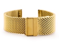 Náramok Pacific 10 - HQ mesh - zlatý 22mm Náramok Pacific 10 - HQ mesh - zlatý 22mm