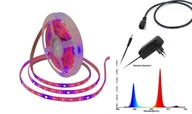 SADA LED pásik 5050 IP20 3 m pestovanie rastlín