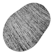 Štýlový oválny koberec 140x190 s trendy farebným vzorom