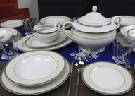 BOGUCICE AGAWA PLATINOVÁ VEČERA SERVIS 25 ks / 6 os BOGUCICE AGAWA PLATINOVÁ VEČERA SERVIS 25 ks / 6 os