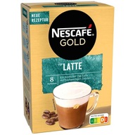 Instantné vrecúška kávy Nescafe Latte z Nemecka Instantné vrecúška kávy Nescafe Latte z Nemecka