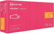 Nitrilové rukavice 100 ks 6-XS Nitrylex Magenta