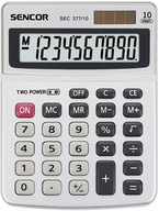 Stolná kalkulačka SEC 377/10, veľký 10-miestny LCD displej Stolná kalkulačka SEC 377/10, veľký 10-miestny LCD displej