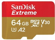 SanDisk Extreme micro SDXC 64 GB V30 U3 170/80 MB/s