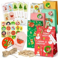 KREATÍVNY ADVENTNÝ KALENDÁR UROBIŤ SAMI VIANOČNÝ FAREBNÝ DIY SET XL KREATÍVNY ADVENTNÝ KALENDÁR UROBIŤ SAMI VIANOČNÝ FAREBNÝ DIY SET XL