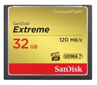SANDISK CF KARTA 32GB EXTREME 120MB/s 800X UDMA 7 SANDISK CF KARTA 32GB EXTREME 120MB/s 800X UDMA 7