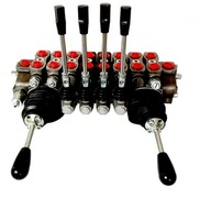 hydraulický rozdeľovač 8 sekcií 90 L/min. hydraulický rozdeľovač 8 sekcií 90 L/min.