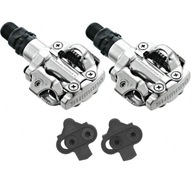 Pedále na bicykel SHIMANO PD-M520 SPD strieborné BLOCKS Pedále na bicykel SHIMANO PD-M520 SPD strieborné BLOCKS
