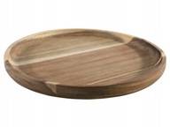 Servírovací podnos z akácie okrúhly 24 cm Servírovací podnos z akácie okrúhly 24 cm