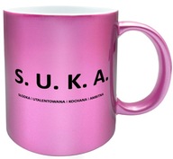 RUŽOVÝ HRNČEK AKO DARČEK PRE PRIATEĽKU PRIATEĽKU ŽENY A MANŽELKU S.U.K.A. RUŽOVÝ HRNČEK AKO DARČEK PRE PRIATEĽKU PRIATEĽKU ŽENY A MANŽELKU S.U.K.A.