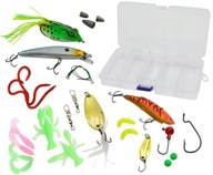 LURE SUPER SET 26 ks box wobler spinner LURE SUPER SET 26 ks box wobler spinner