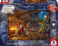 Schmidt PQ Puzzle 1000 THOMAS KINKADE Santa Claus a jeho škriatkovia Schmidt PQ Puzzle 1000 THOMAS KINKADE Santa Claus a jeho škriatkovia