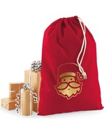 červená mikulášska taška VEĽKÁ XL 49x75 na darčeky