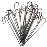Oceľové kotviace kolíky J20cm na agrotextíliu 100 ks Oceľové kotviace kolíky J20cm na agrotextíliu 100 ks