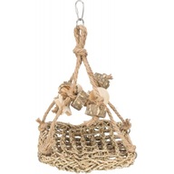 Hojdačka, pre vtáky/myši, morská tráva, 19x19cm Hojdačka, pre vtáky/myši, morská tráva, 19x19cm