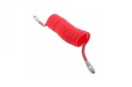 Špirálový kábel M22x1,5 4,5 m, červený, Polmo