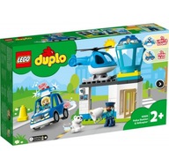 LEGO DUPLO Policajná stanica a helikoptéra 10959