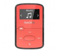 SanDisk Clip Jam 8GB audio/MP3 prehrávač červený