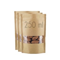 DOYPACK papierové vrecko s okienkom 250 ml 100 ks