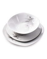 Jedálenský set, 18 kusov, štvorcový, 71 Jedálenský set, 18 kusov, štvorcový, 71