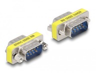 Adaptér Delock D-Sub 9 pin samec na samec Adaptér Delock D-Sub 9 pin samec na samec