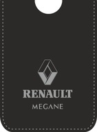 RENAULT MEGANE čierne kožené puzdro na karty RENAULT MEGANE čierne kožené puzdro na karty