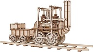 Drevená 3D logická lokomotíva EWA