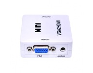 VGA + stereo audio na HDMI video prevodník