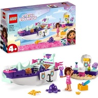 LEGO Gabby's Domček pre bábiky Loď a kúpele Gabby a morské panny Súprava kociek 10786