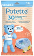 POTETTE PLUS JEDNORÁZOVÉ VLOŽKY DO NOČNÍKOV 30 KS POTETTE PLUS JEDNORÁZOVÉ VLOŽKY DO NOČNÍKOV 30 KS
