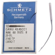 Schmetz 2140TP 60 potrebuje ohnuté zakrivené zakrivené na linker 10 ks. Schmetz 2140TP 60 potrebuje ohnuté zakrivené zakrivené na linker 10 ks.