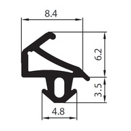 Tesnenie pre plastové okná PVC S-1155 5mb