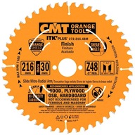 CMT Pílový kotúč na preglejku 216x30mm 48 zubov CMT Pílový kotúč na preglejku 216x30mm 48 zubov