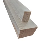 Štvorcový nosník drevená lišta 3 x 2 cm dosková lišta