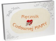 VYŠÍVANÝ UTERÁK PRE MAMIČKU 70x140 DARČEKOVÁ KRABIČKA VYŠÍVANÝ UTERÁK PRE MAMIČKU 70x140 DARČEKOVÁ KRABIČKA