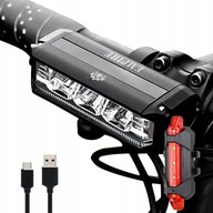 LED BICYKEL SVETLO PREDNÉ SILNÉ + ZADNÉ LED BICYKEL SVETLO PREDNÉ SILNÉ + ZADNÉ