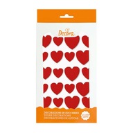 Dekorácie cukrové ozdoby - Decora - Srdiečka, 16 ks. Dekorácie cukrové ozdoby - Decora - Srdiečka, 16 ks.