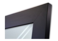 Zrkadlo v širokom ráme 160x80 čierne Zrkadlo v širokom ráme 160x80 čierne