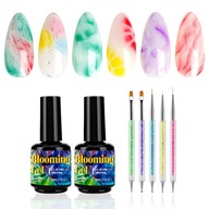 GÉLOVÝ LAK NA NECHTY 2X15ML A 5 OZDOBOVACÍCH ŠTETECOV GÉLOVÝ LAK NA NECHTY 2X15ML A 5 OZDOBOVACÍCH ŠTETECOV