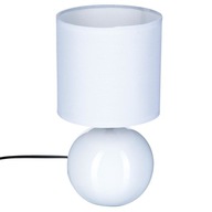 Keramická stolná lampa CHEVET BLANC 25 cm BIELA