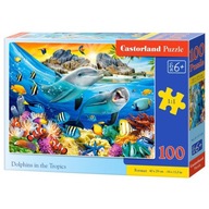 Puzzle do 100 dielikov, darček pre 6-ročnú Oceánsku rybku Puzzle do 100 dielikov, darček pre 6-ročnú Oceánsku rybku