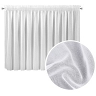 Široký biely hladký záves ETAMINA 400x150 páska Široký biely hladký záves ETAMINA 400x150 páska