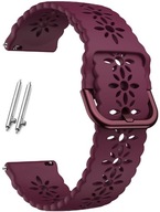 Remienok na chytré hodinky 22 mm bordový Remienok na chytré hodinky 22 mm bordový