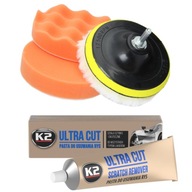 HUBOVÝ DISK LEŠTIACI PODLOŽKA NA VELCRO 125MM + K2 ULTRA REZ HUBOVÝ DISK LEŠTIACI PODLOŽKA NA VELCRO 125MM + K2 ULTRA REZ