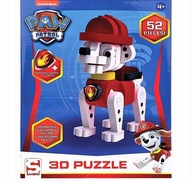 Sambro 3D pena PUZZLE PAW Patrol MARSHALL 52 prvkov Sambro 3D pena PUZZLE PAW Patrol MARSHALL 52 prvkov