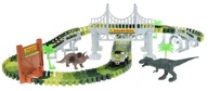 Auto závodná dráha dinosaurus park darček pre deti 153 prvkov