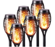 LED SOLÁRNA ZÁHRADNÁ LAMPA VEĽKÁ FAPEĽKA IMITUJÚCA PLAMEŇ OHŇA 6 KS. LED SOLÁRNA ZÁHRADNÁ LAMPA VEĽKÁ FAPEĽKA IMITUJÚCA PLAMEŇ OHŇA 6 KS.
