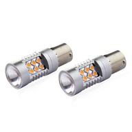 PY21W BaU15s R5W R10W LED CANBUS Oranžová JANTAR PY21W BaU15s R5W R10W LED CANBUS Oranžová JANTAR